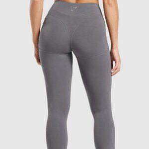 BNWT GYNSHARK Rest Day Bootcut Leggings BRUSHED GREY WITH MATCHING TANK XS